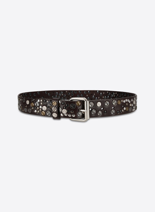 Studded Leather Belt