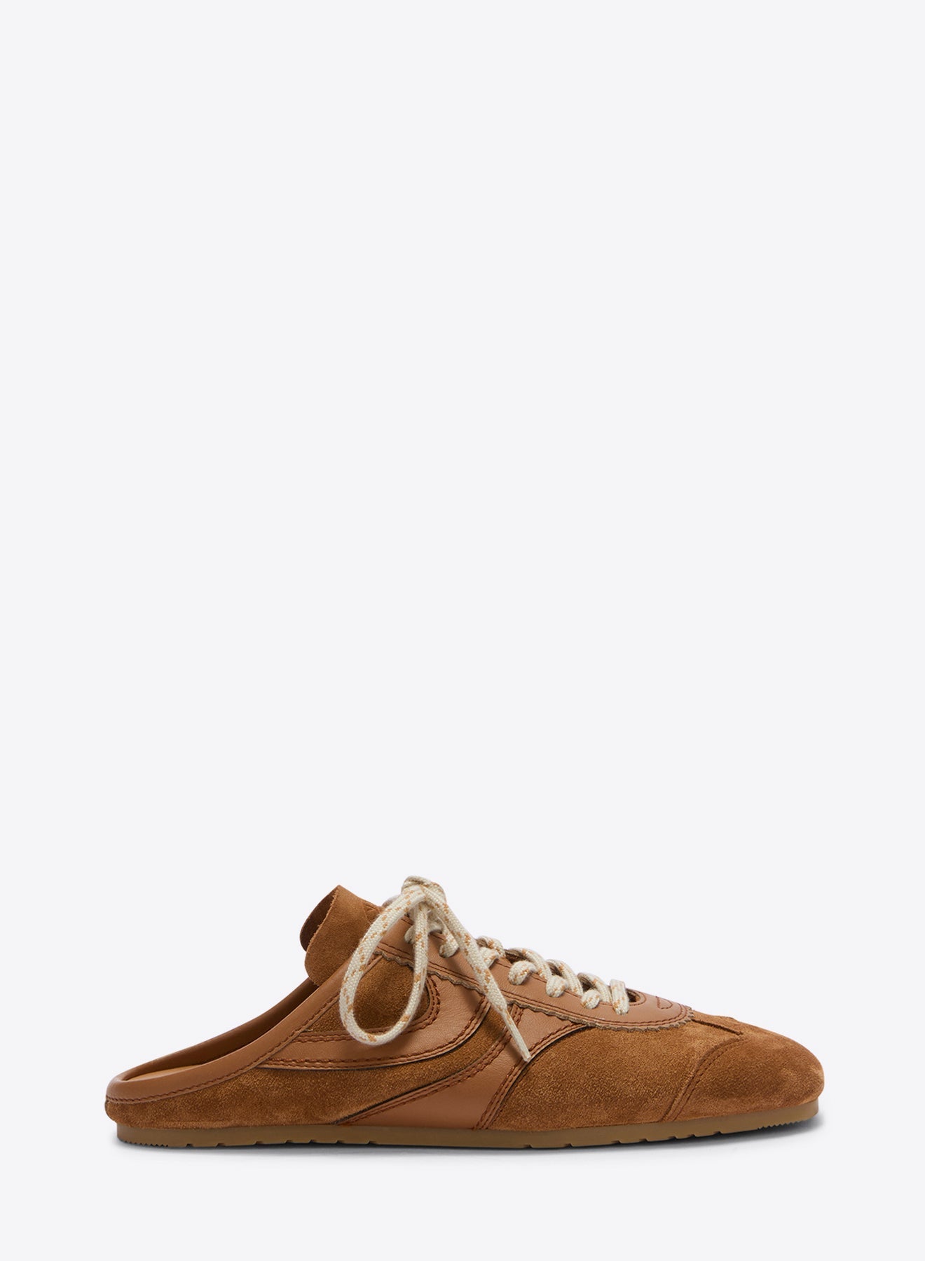 Suede Sneaker Mules