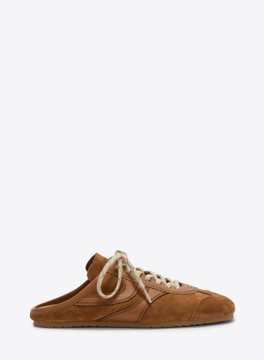 Suede Sneaker Mules