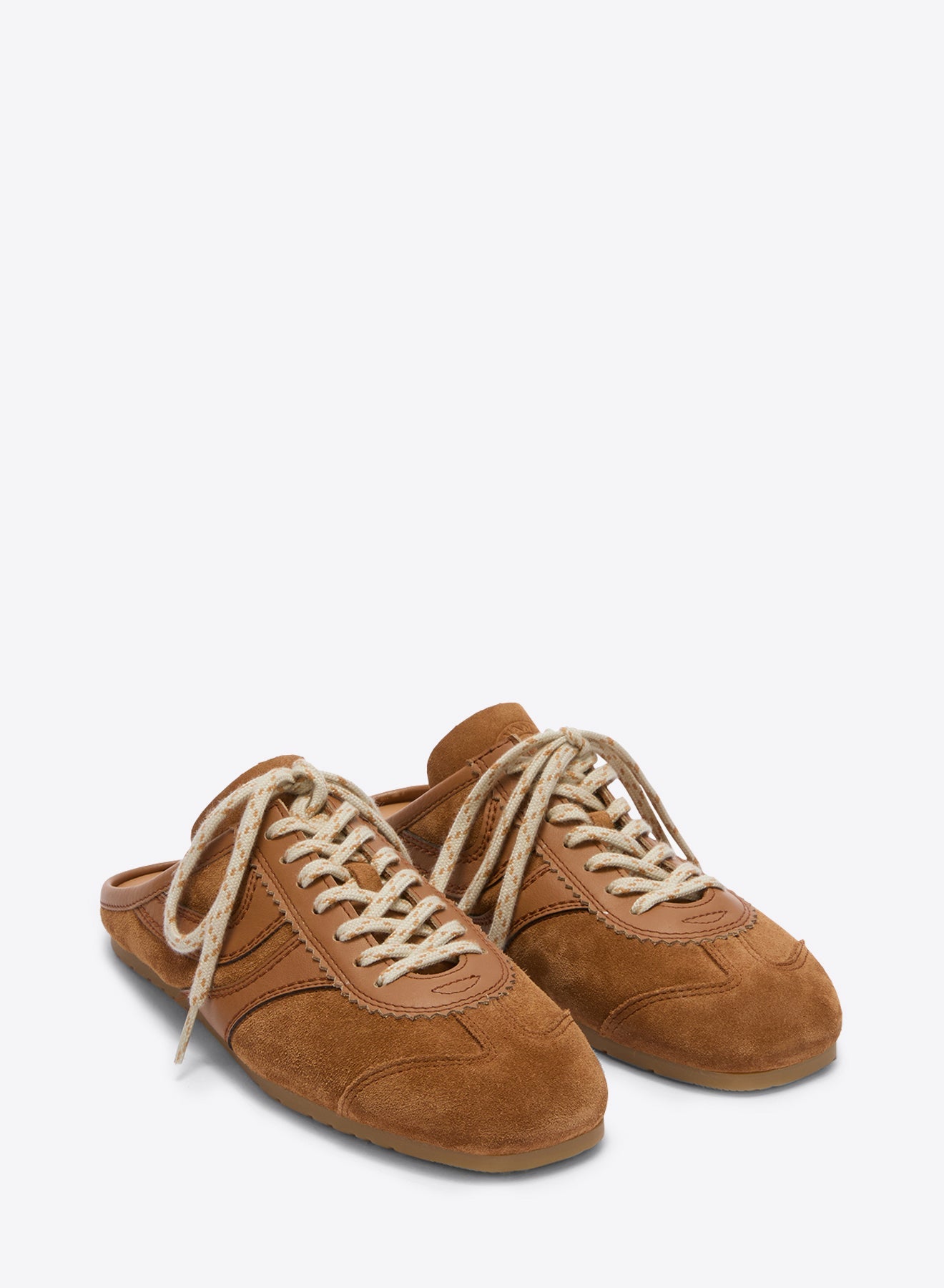 Suede Sneaker Mules