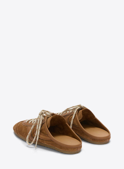 Suede Sneaker Mules