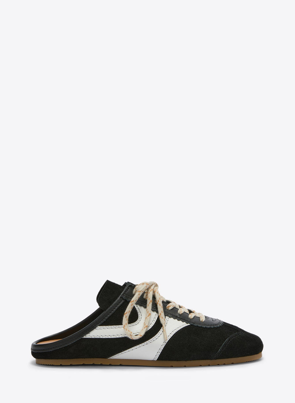 Suede Sneaker Mules