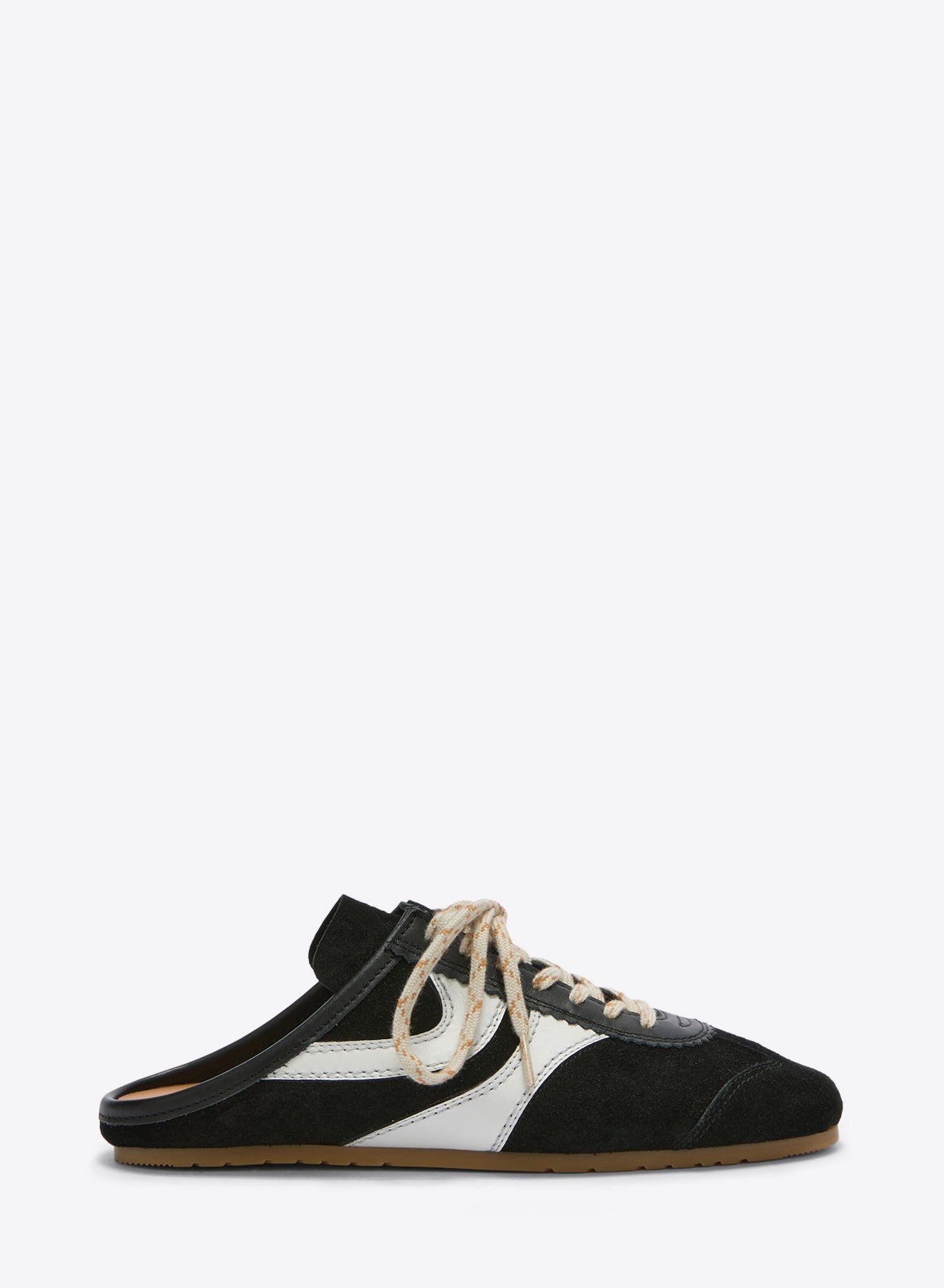 Suede Sneaker Mules