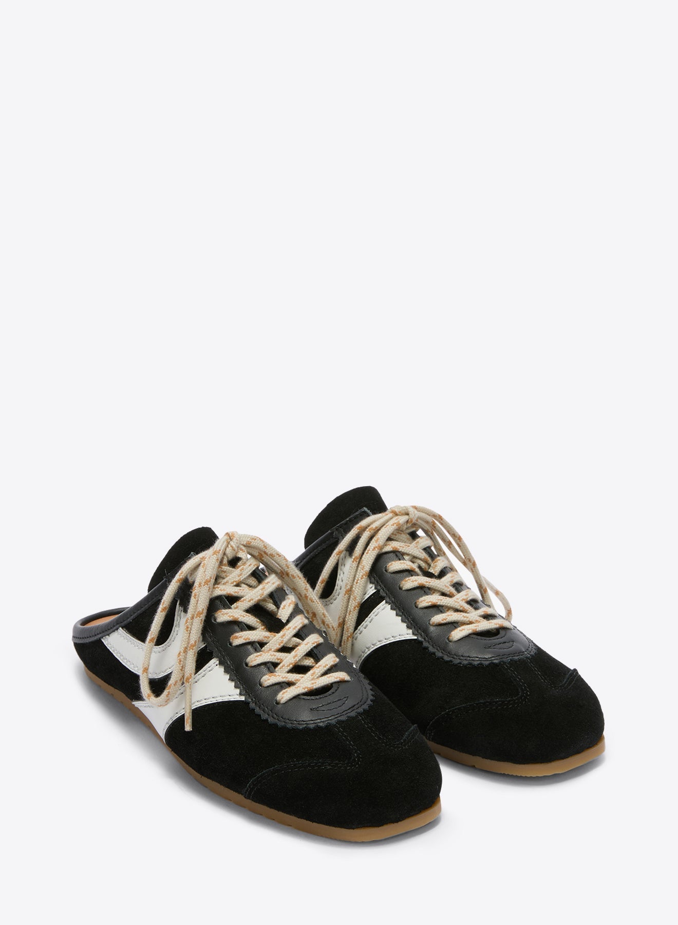 Suede Sneaker Mules
