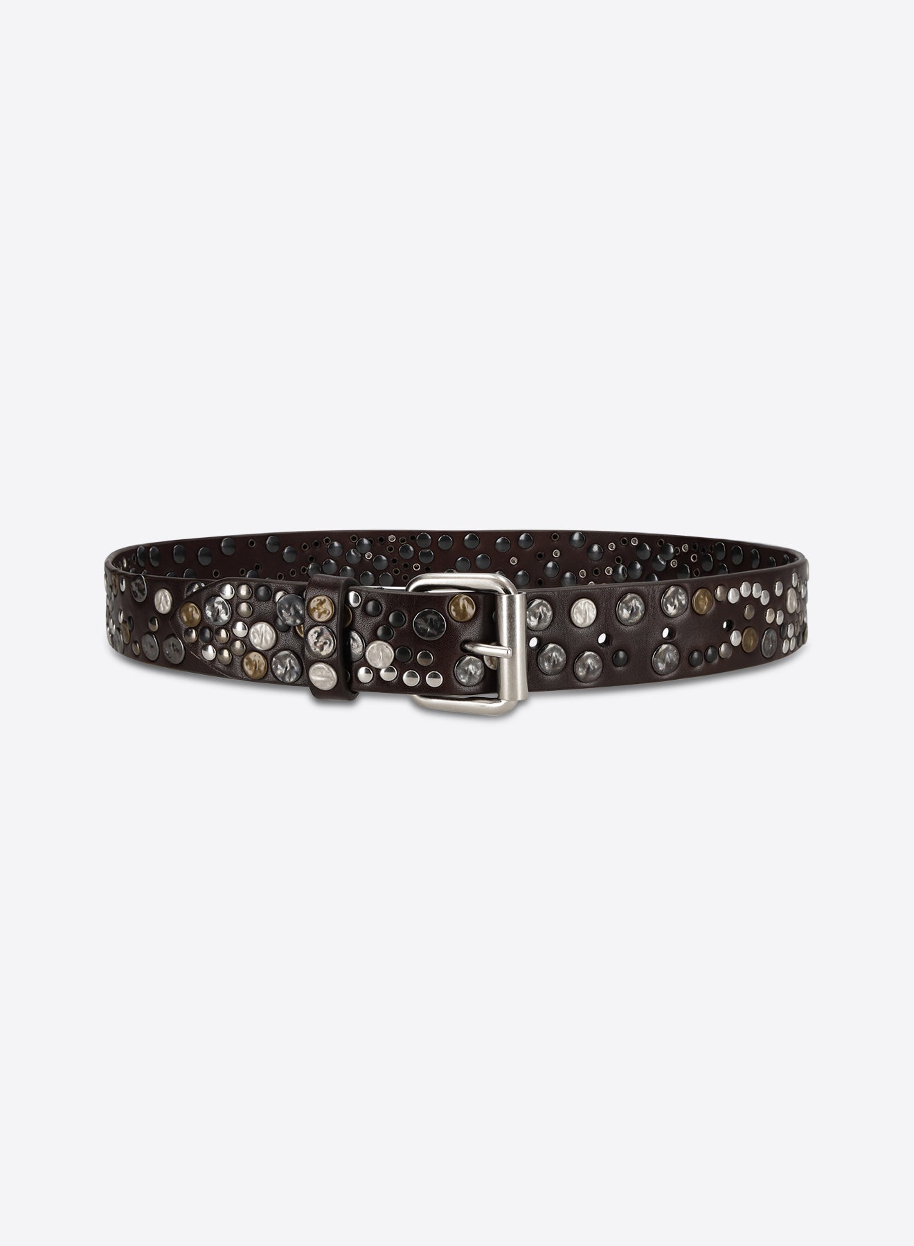 Studded Leather Belt
