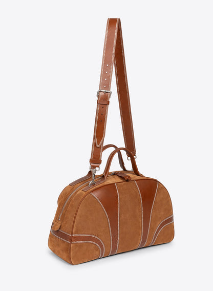 Suede Duffle Bag