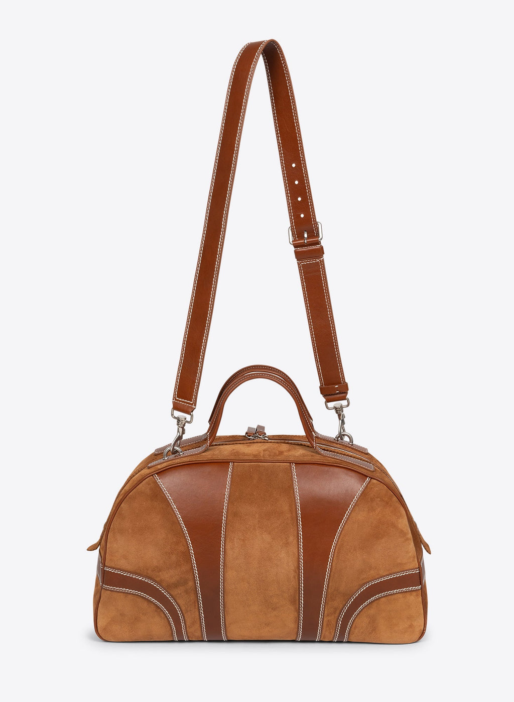 Suede Duffle Bag