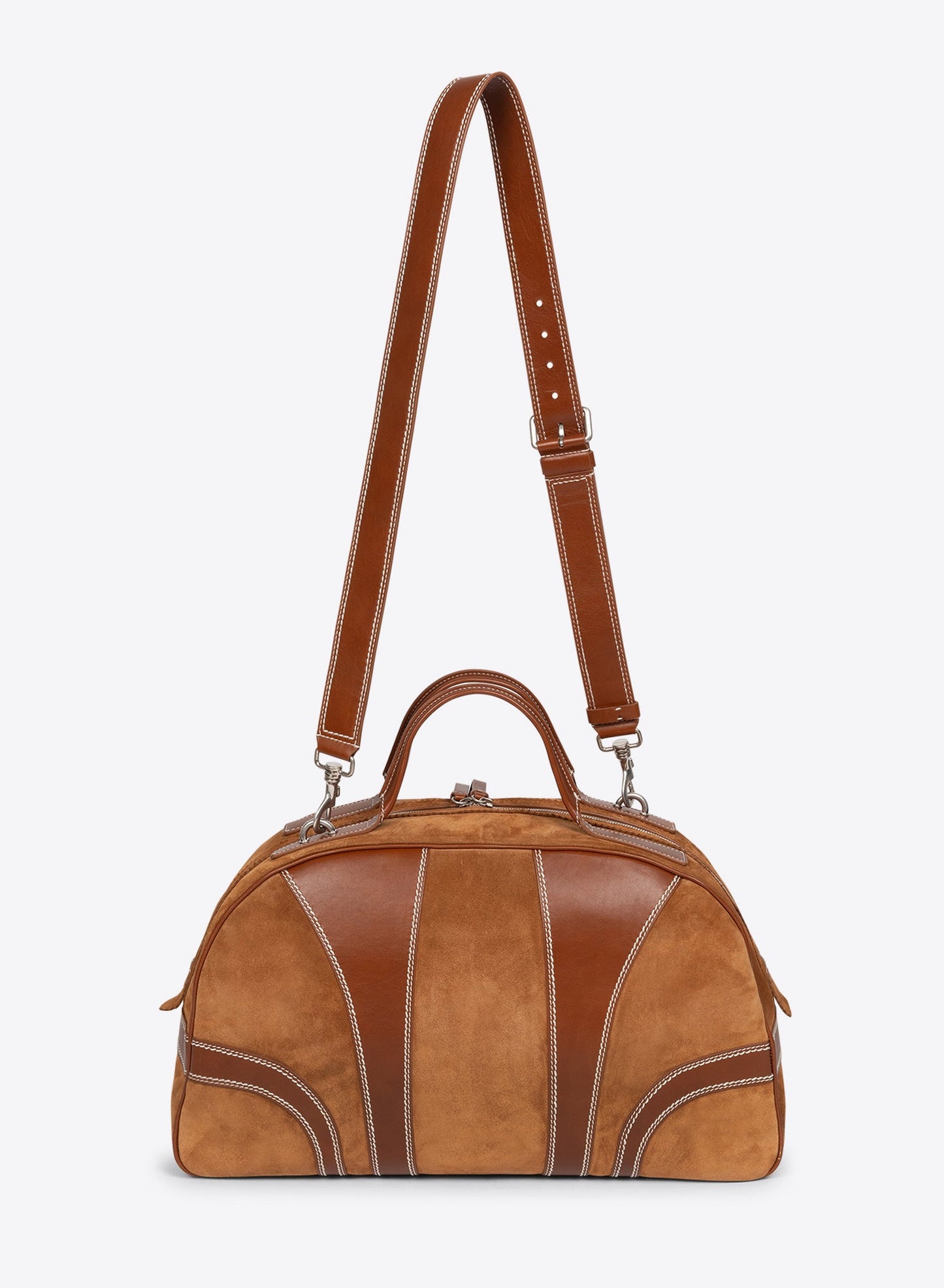 Suede Duffle Bag