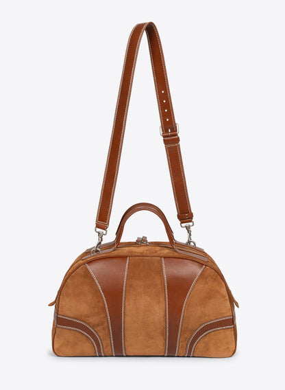 Suede Duffle Bag