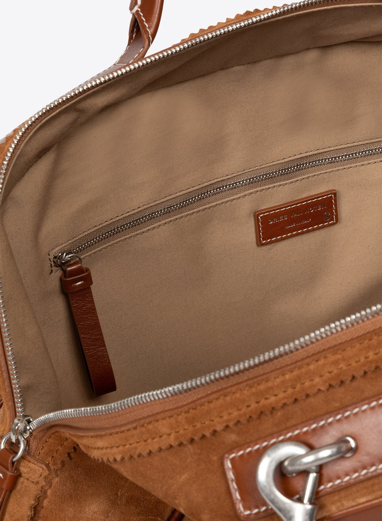 Suede Duffle Bag
