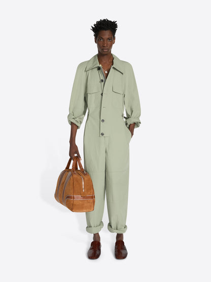 Suede Duffle Bag