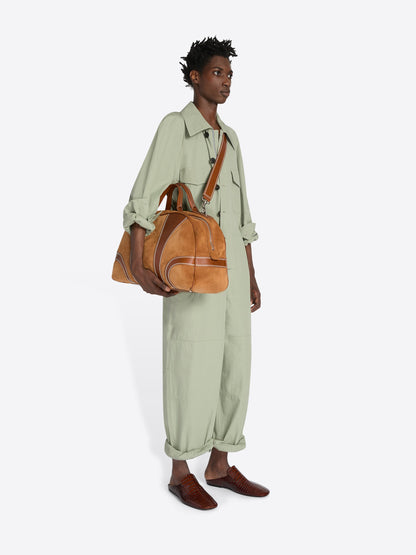 Suede Duffle Bag