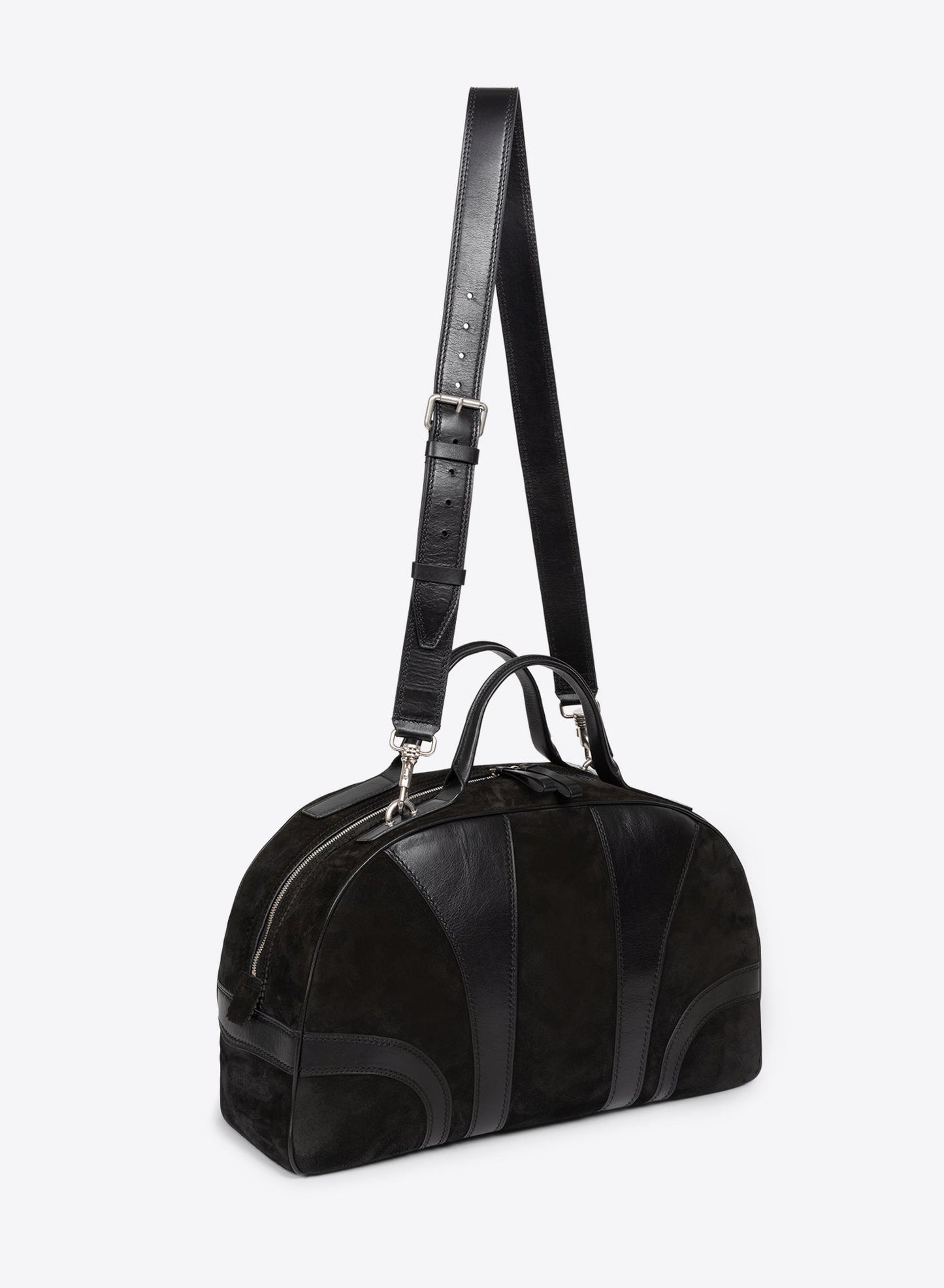 Suede Duffle Bag