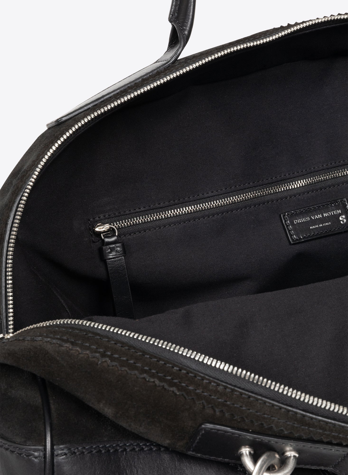 Suede Duffle Bag