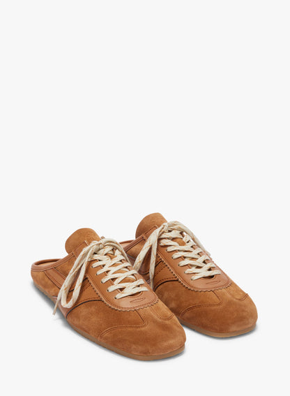 Suede Sneaker Mules