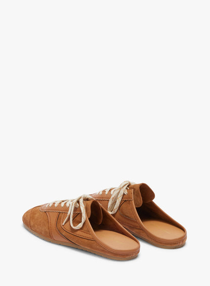 Suede Sneaker Mules